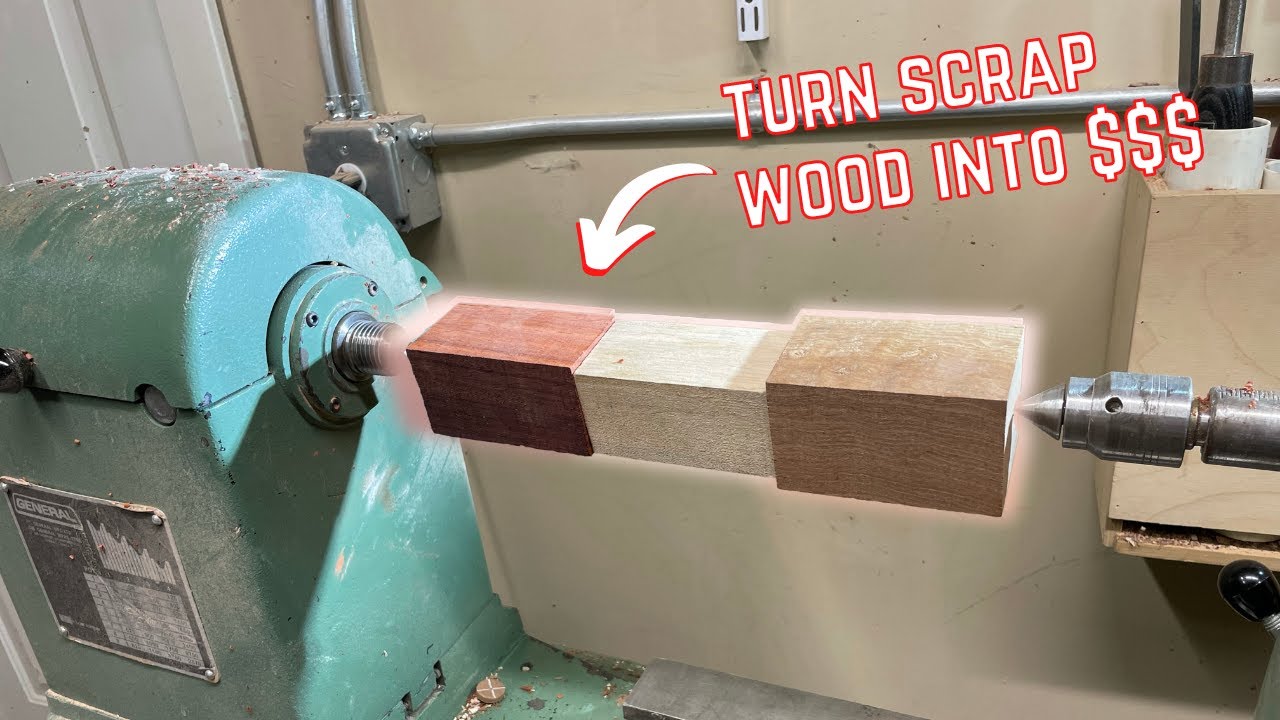 I made over $800 during the holidays last year selling this SIMPLE woodturning project 🎄 🎄 🎄