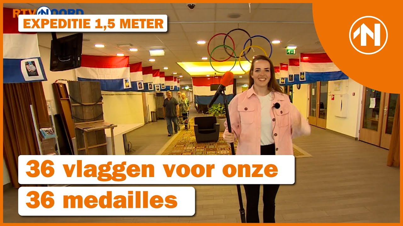 36 vlaggen voor onze 36 medailles | Expeditie 1,5 meter