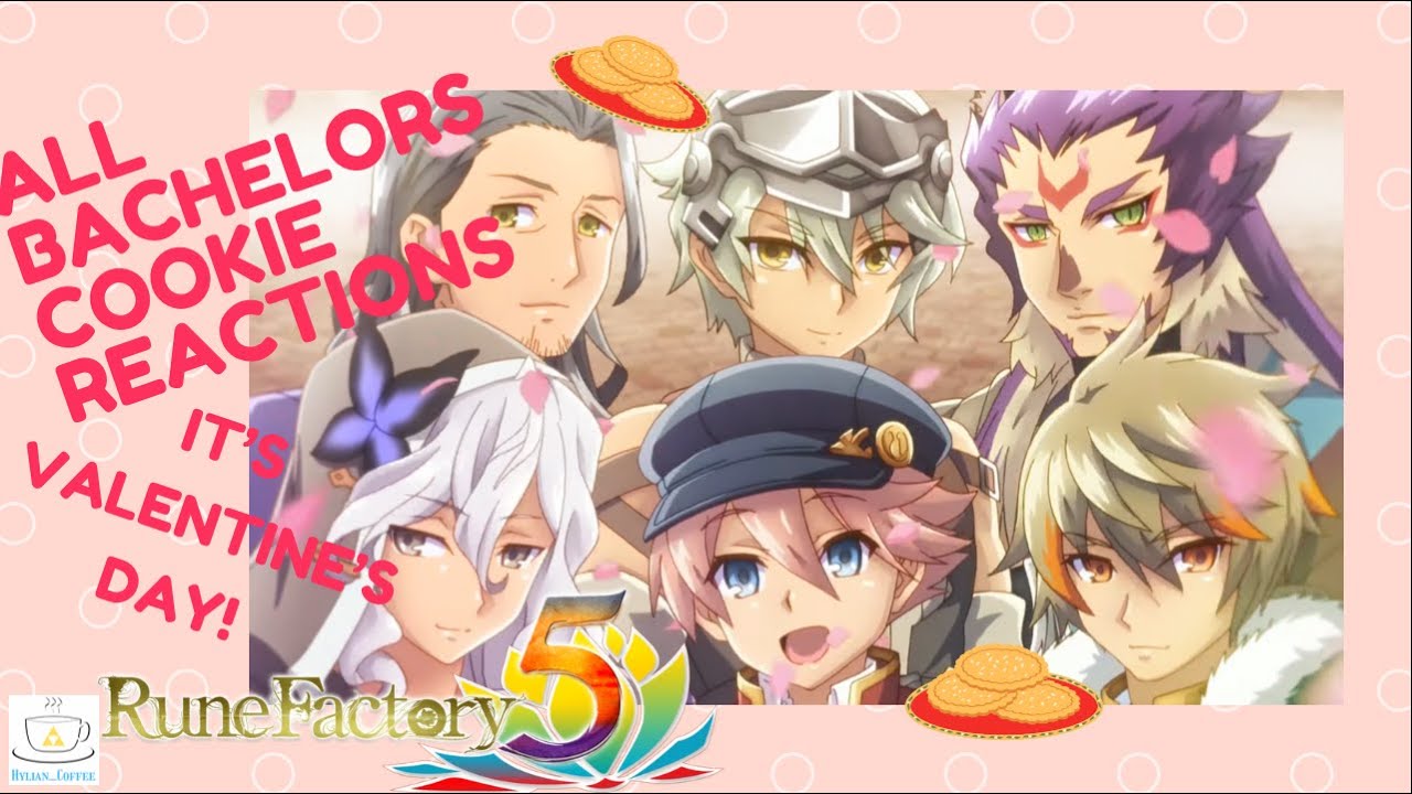 Telling Each Bachelor it’s a LOVE Cookie on Valentine's Day// Rune Factory 5