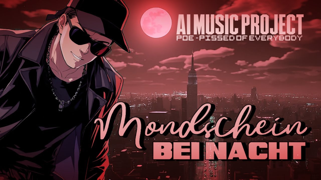 🏙 Track 3 &ndash; MONDSCHEIN BEI NACHT - Streets & Stories | KI Rap & POE Lyrics