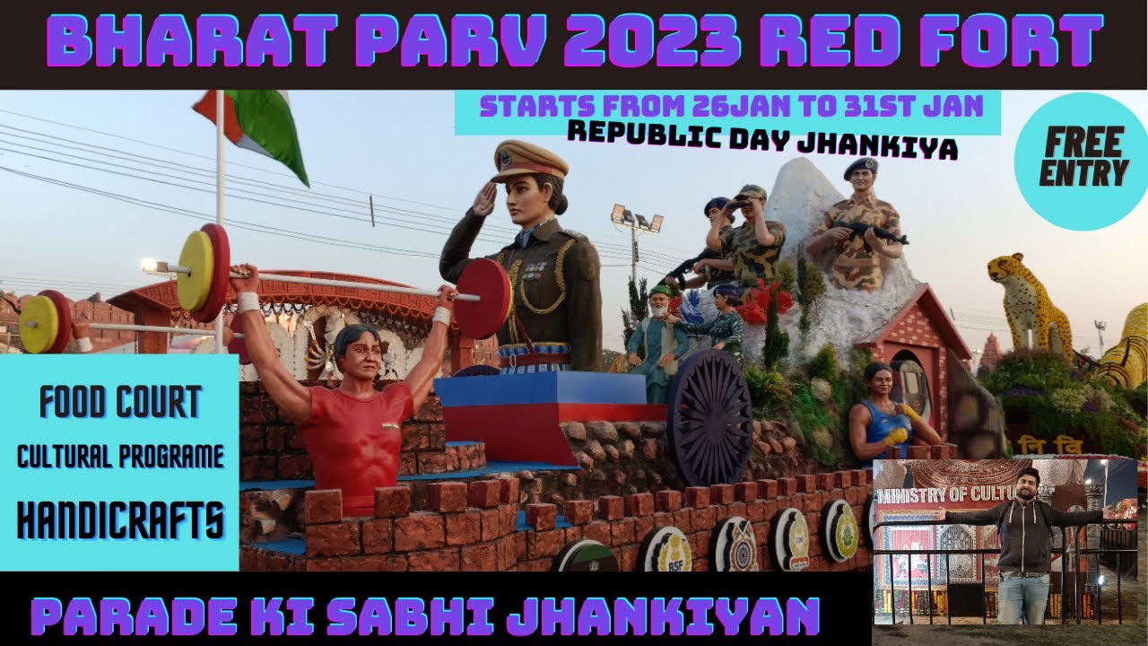 Bharat Parv Red Fort Mela 2023 tour | Red fort mela 2023 | Delhi Mela | Bharat parv 2023 tour