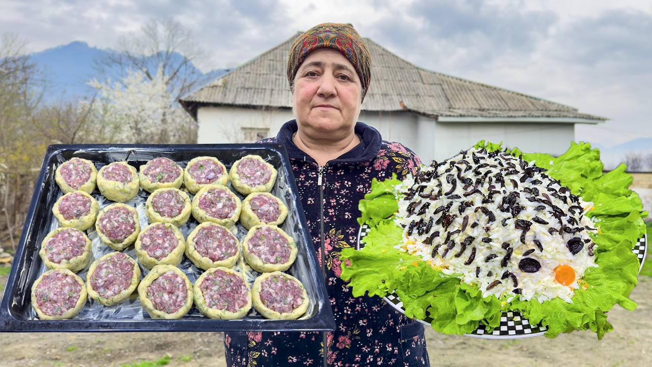 Peaceful Rural Simple Village Life - Grandma Cooking Traditional Recipes