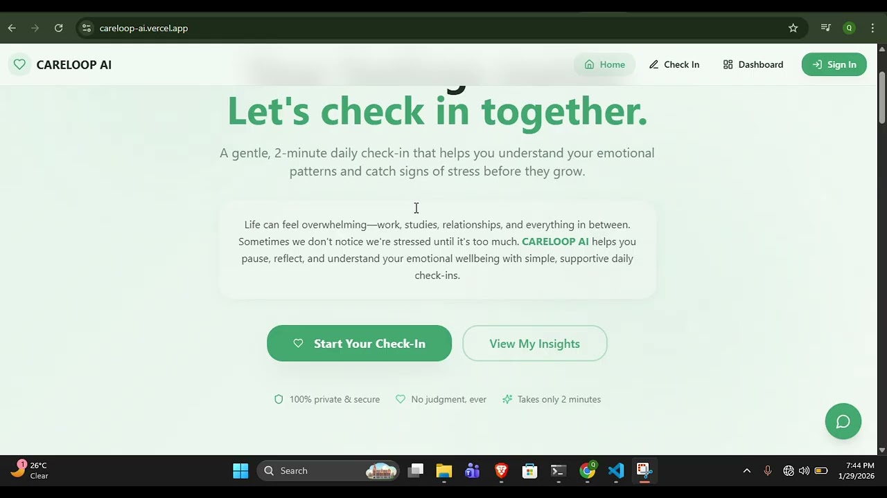 CareLoopAi Your go to tool for health analysis