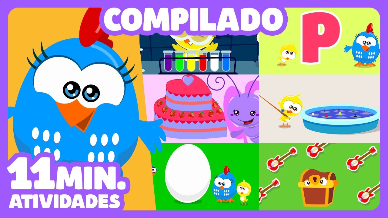 Galinha Pintadinha Mini - Compilado de Atividades 2