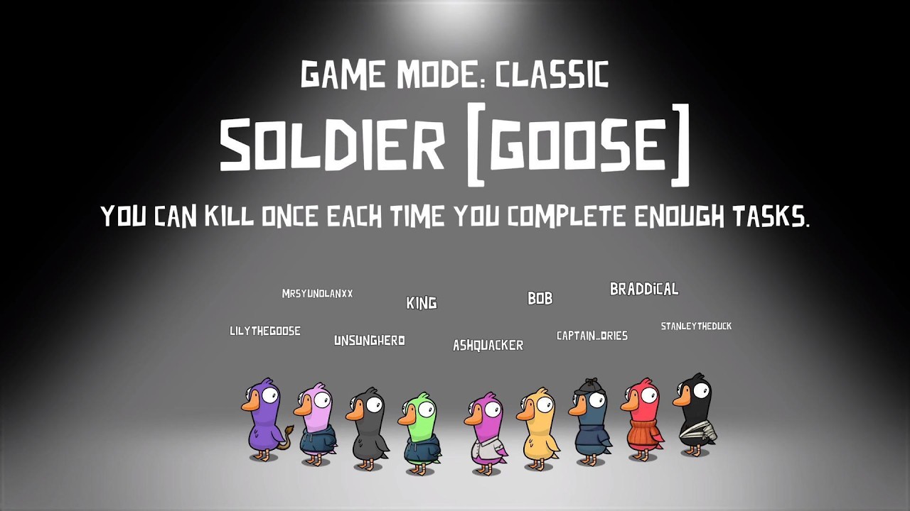 Cracking jokes and murdering!  *Goose Goose Duck