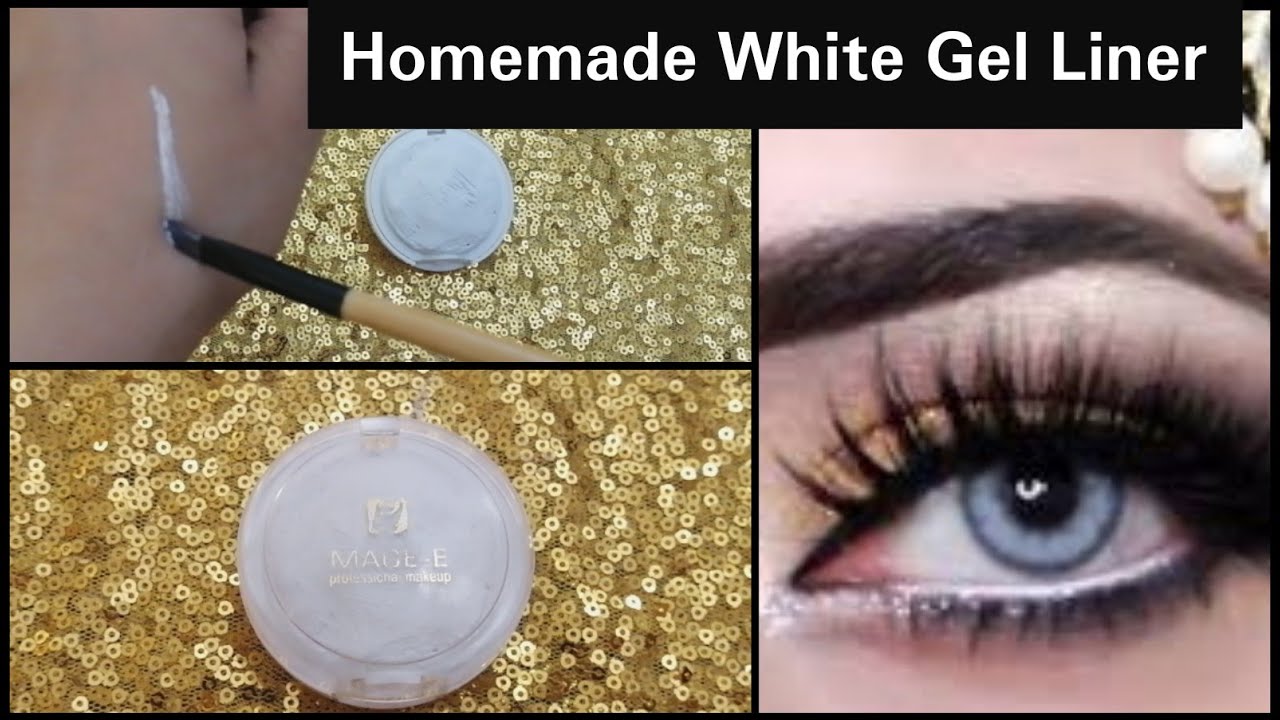2 Ingredients Homemade Kashees White Gel Liner l Ideas by Annie