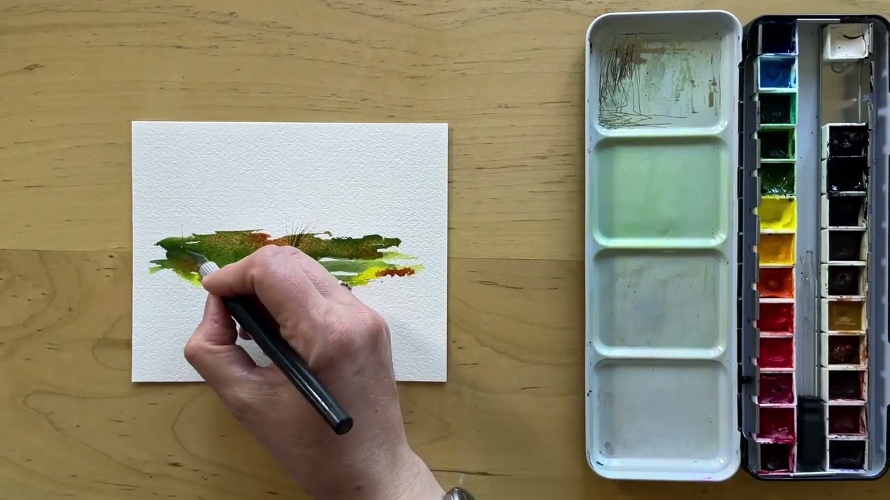 Art Tips, Tricks, & Hacks: Using an X-Acto Knife with Watercolors