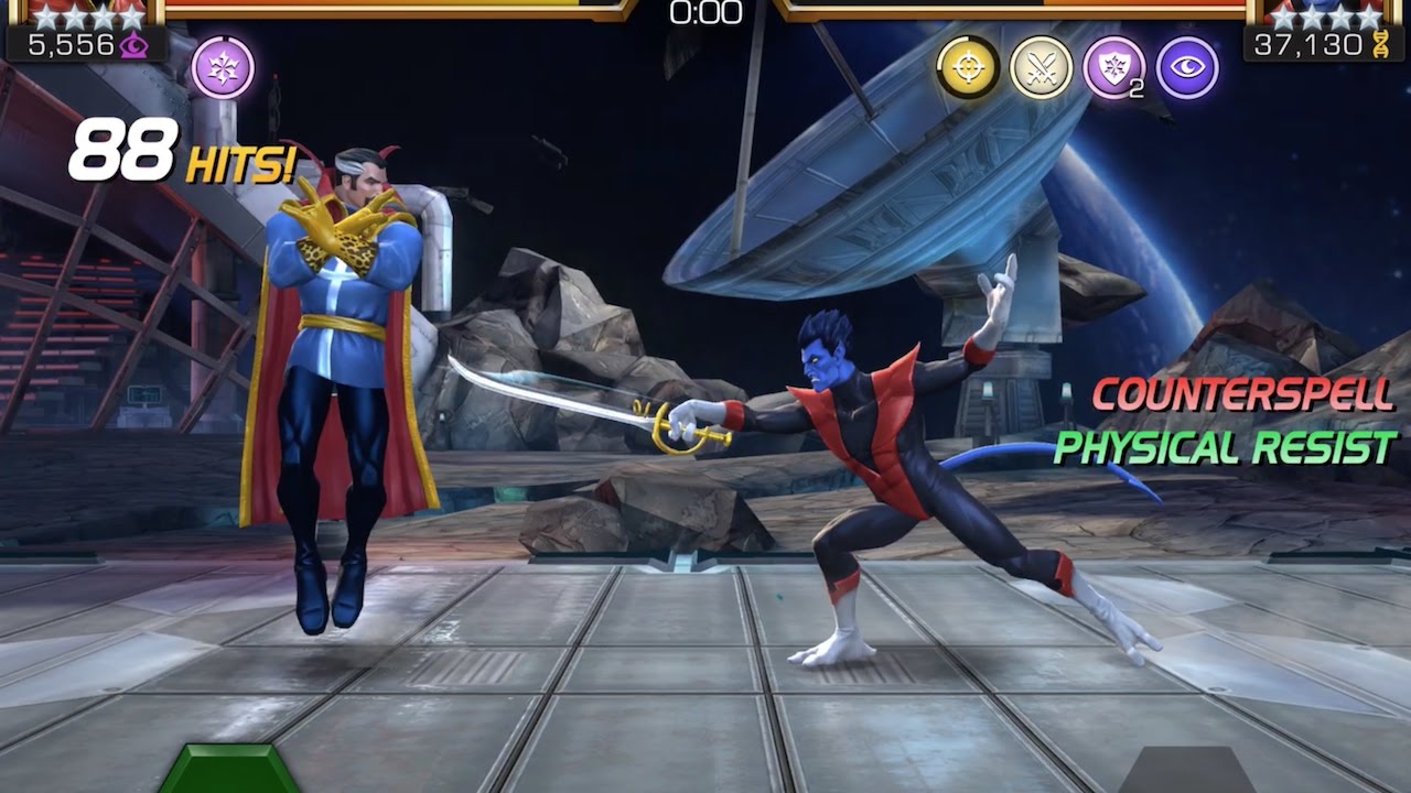 A Stranger Technique: Doctor Strange vs. Nightcrawler AW Boss Battle | Marvel Contest of Champions