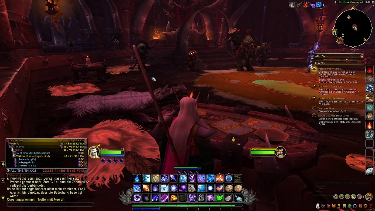 Playing WoW ( Retail ) ( Horde ) ( Mage ) ( GER ) ( + Mop Dailies )