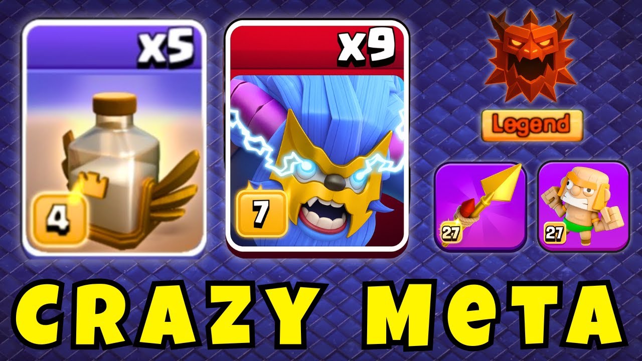 This Clash of Clans Super Yeti Army DESTROYS MAX TH17 Bases!