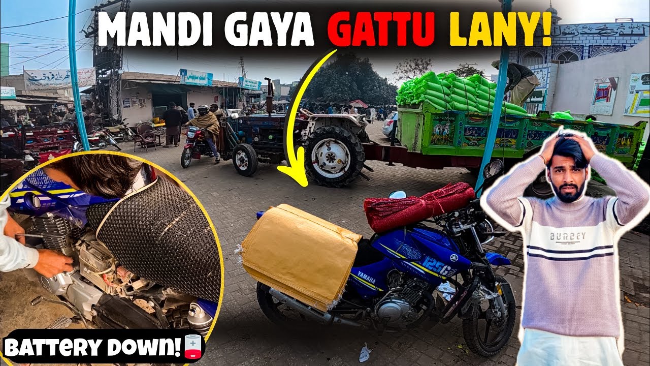 Village to Mandi Bike Ride 🏍️ | Bike Battery Problem Ho Gayi 😬