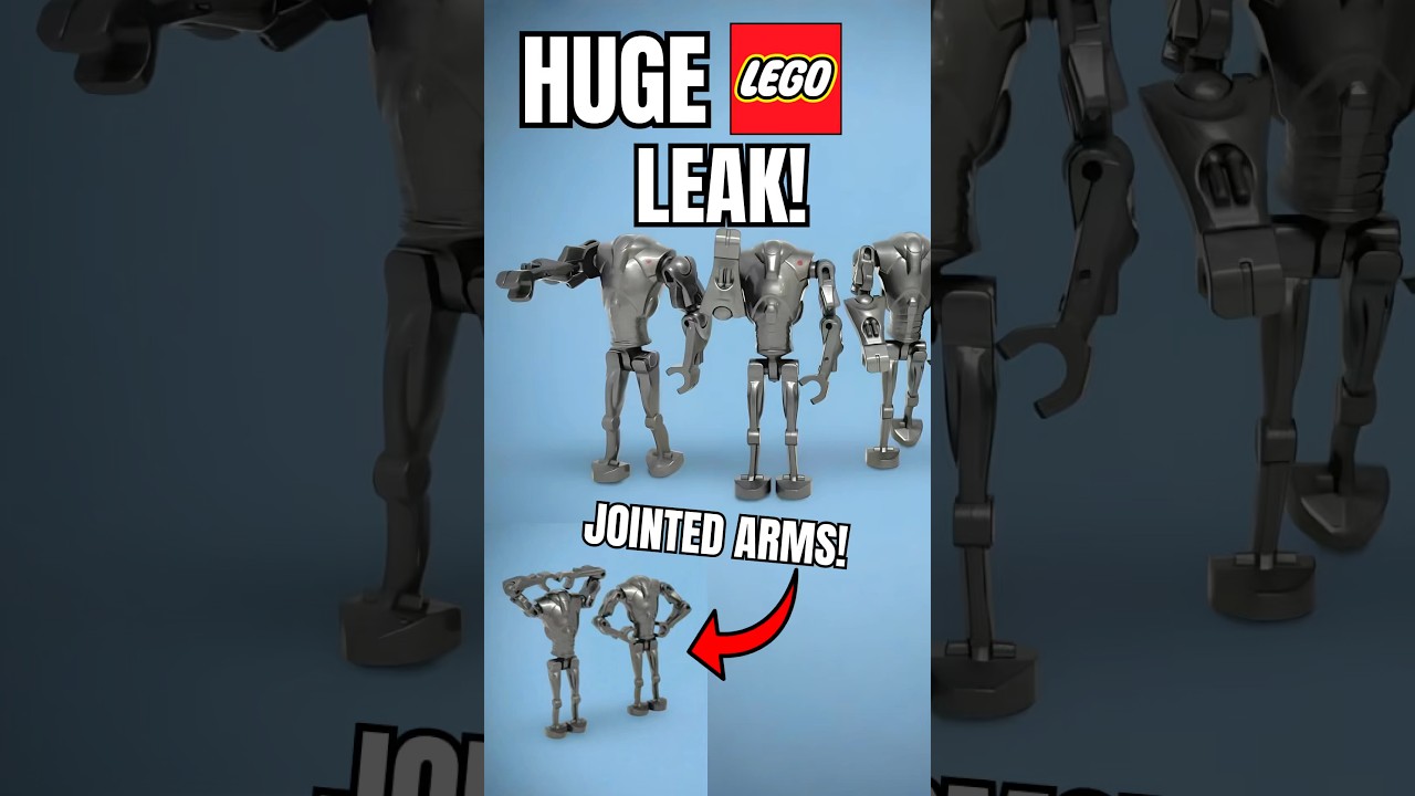 LEGO Updated Battle Droids?!🤯 #lego #legoleaks #legostarwars #legominifigures #legonews