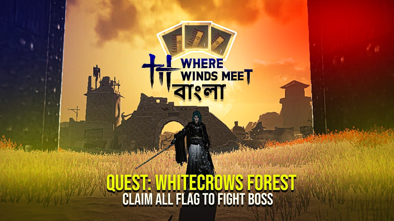 Where Winds Meet Hexi Map whitecrows forest Quest Guide || WWM || EXPLORATION