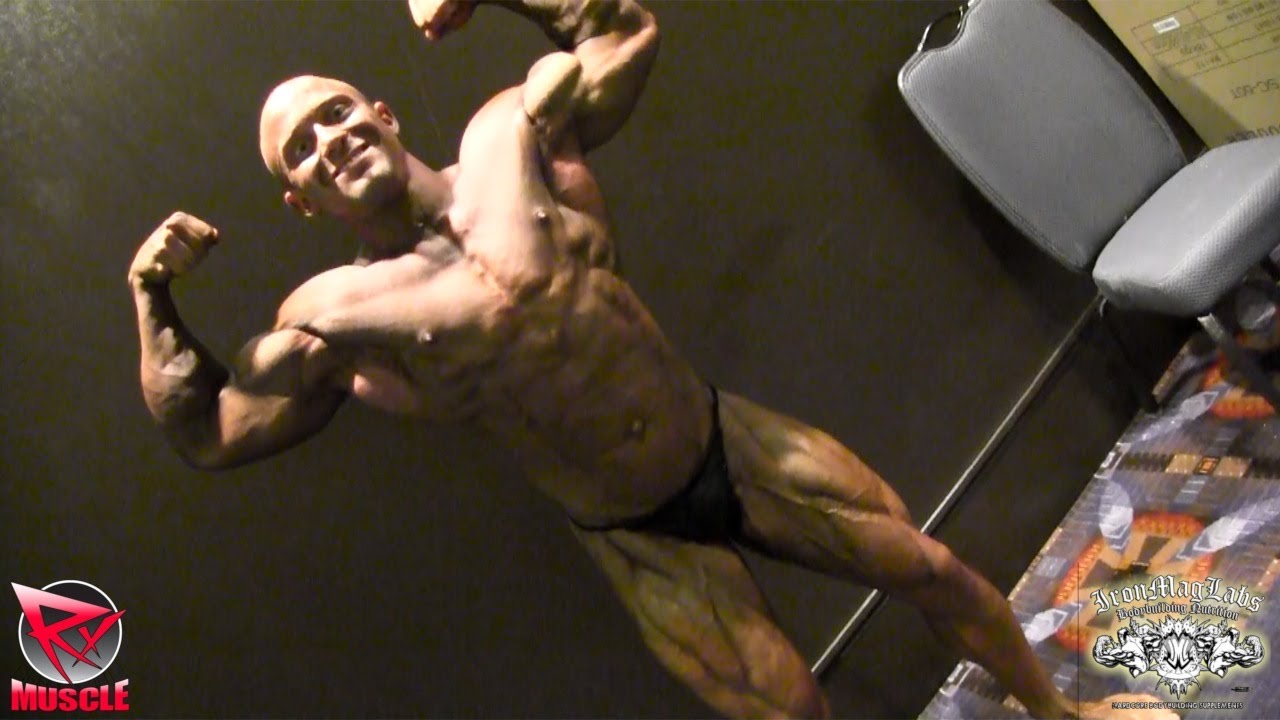 Nick Langer before Prejudging at Junior Nationals