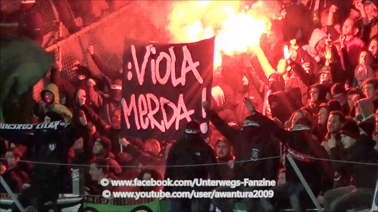 FK Austria Wien - SK Rapid Wien 2015/16(Corteo Rapid, Brachialer Tifo Austria, Ekstase Block West)