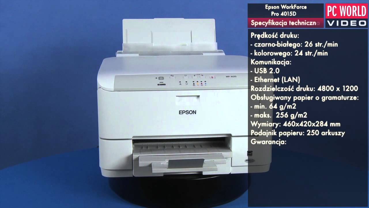 Epson WorkForce Pro WP-4015 DN - prezentacja PC World