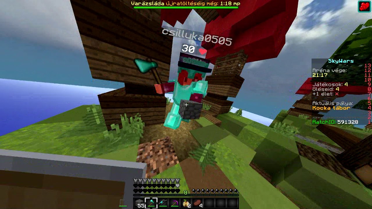 K&Aacute;ROMKOD&Aacute;S N&Eacute;LK&Uuml;L? | LEGENDARYMC SKYWARS 1.