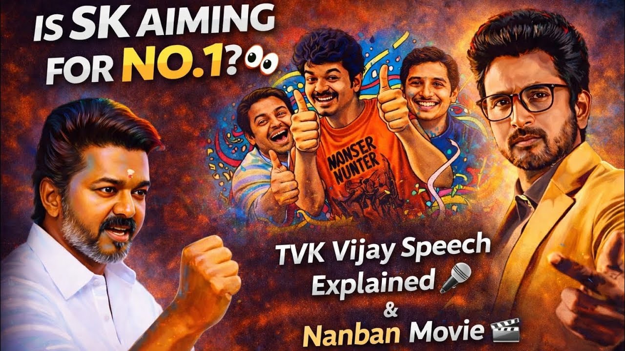 #Sivakarthikeyan ’s No.1 Ambition Debate 🔥 | #TVK #Vijay Speech Clarified & Nanban Movie Talks