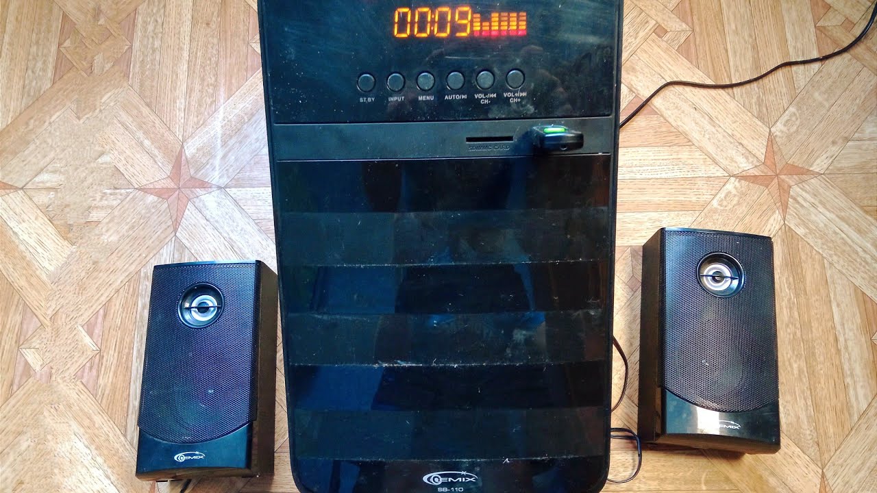Акустика Gemix sb-110 странная неисправность