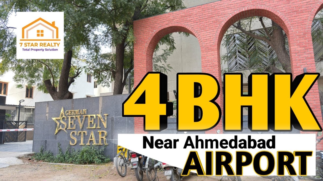 🔥અમદાવાદ એરપોર્ટ નજીક 4 BHK Flat | Flat in Ahmedabad | Real Estate
