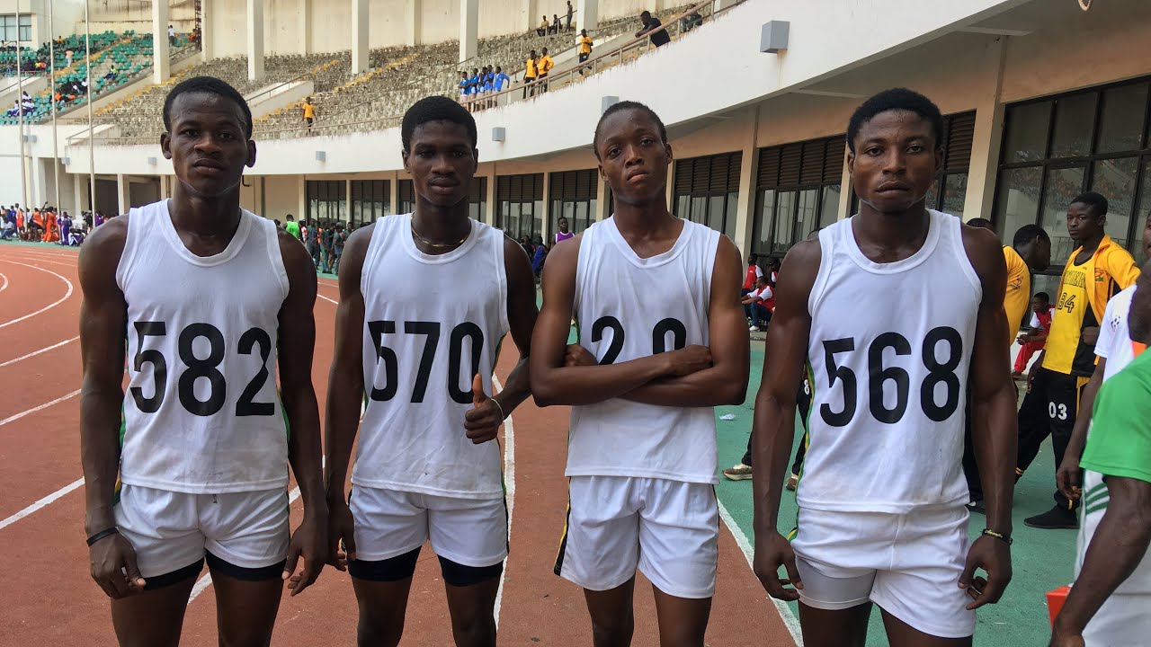 Boys 4x400m final race. Ashanti vrs Central 🤩  Inter-Regional SHS Sports Festival. 2025.