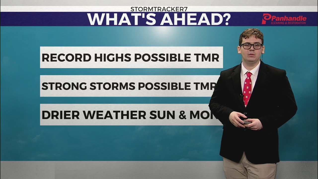 Strong Storms & Warm Temperatures For Tomorrow