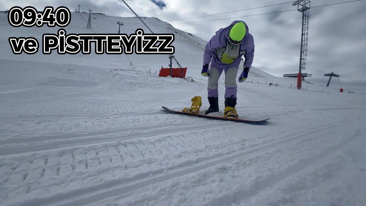 Türkiye'de 2023/2024 Kayak Sezonun İlk Günü (ERZURUM/PALANDÖKEN)