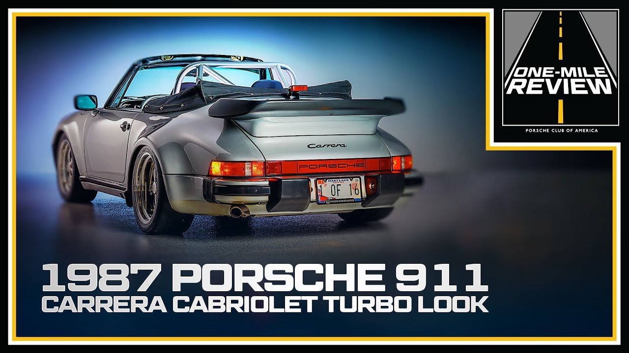 1987 Porsche 911 Carrera Cabriolet Turbo Look | One-Mile Review