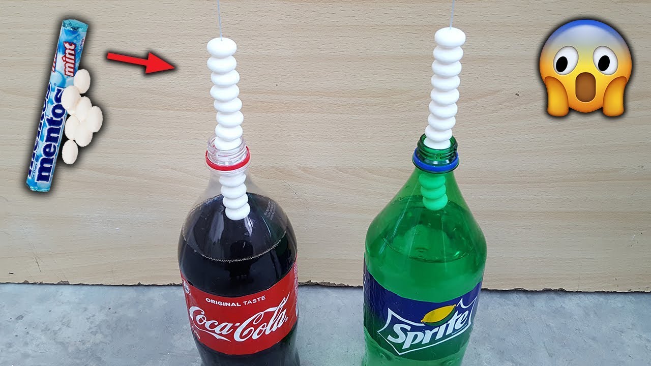 COCA COLA VS MENTOS || Sprite vs Mentos