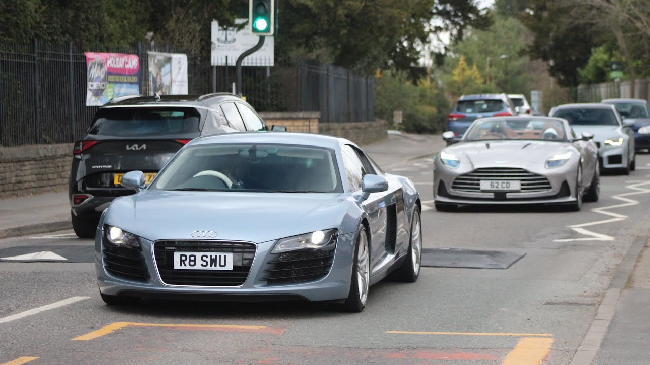 Supercars in Alderley Edge 2025 (765LT, SF90, 812 SF, Huracan x2, Artura x2, 570S x2, DB12…)