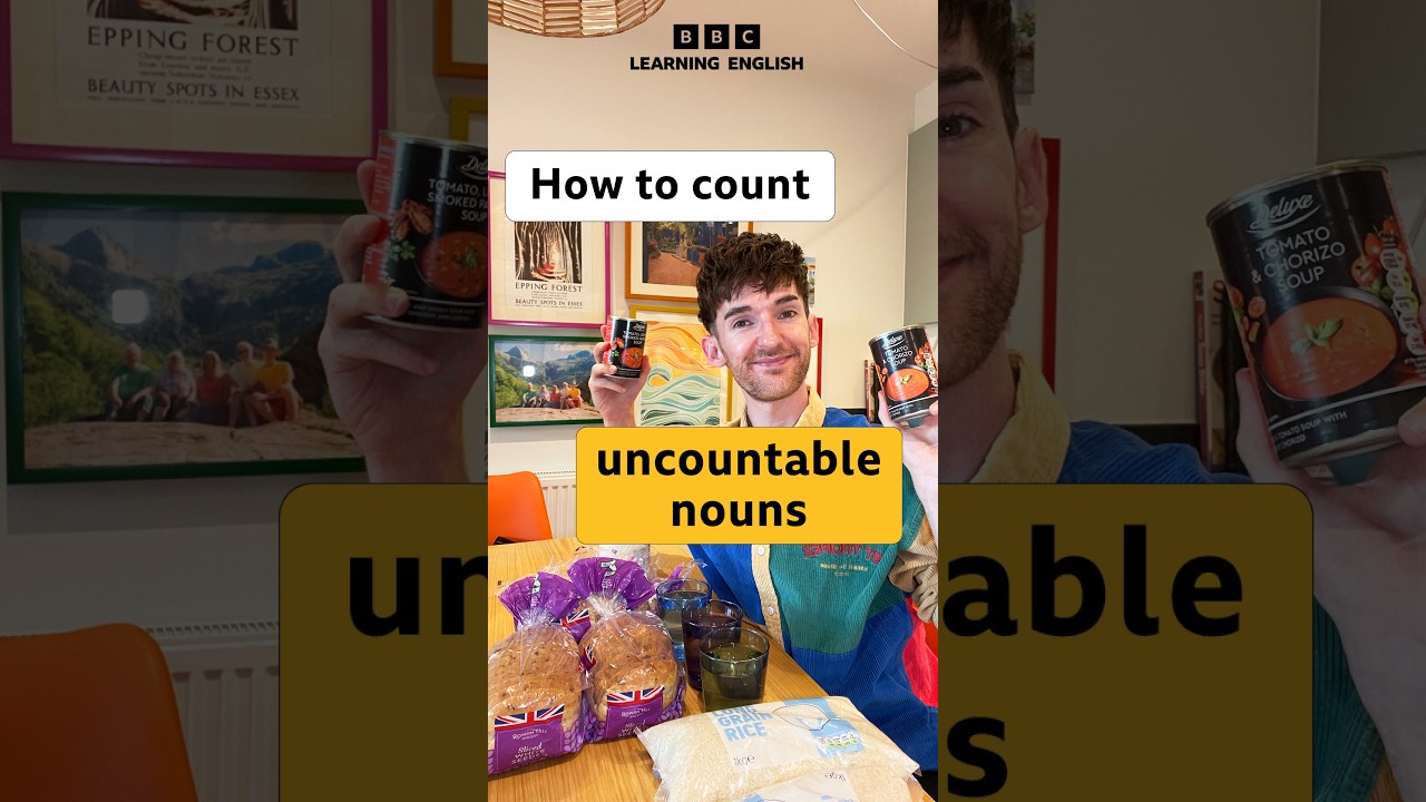 How to count uncountable nouns #shorts #english