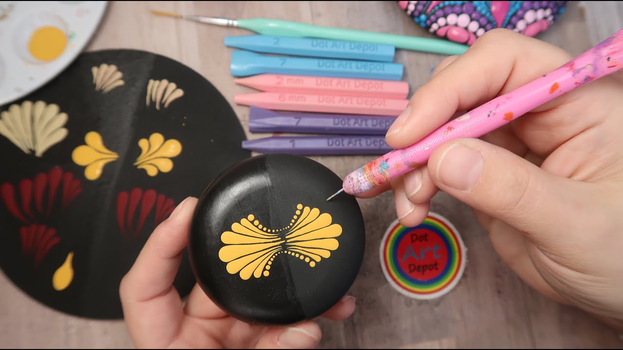 Struggle with Swipes? How To Make EASY SWIPES in Dot Mandala Art For Beginners | Lydia May