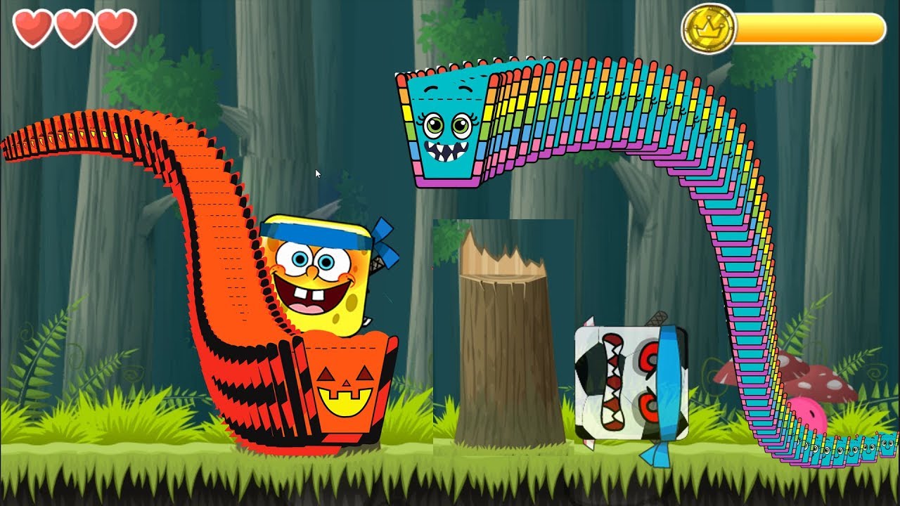 ( Halloween vs Rainbow ) Happy Glass Ball & ( Soccer + Spongebob ) Boss PERFECT 'DEEP FOREST'