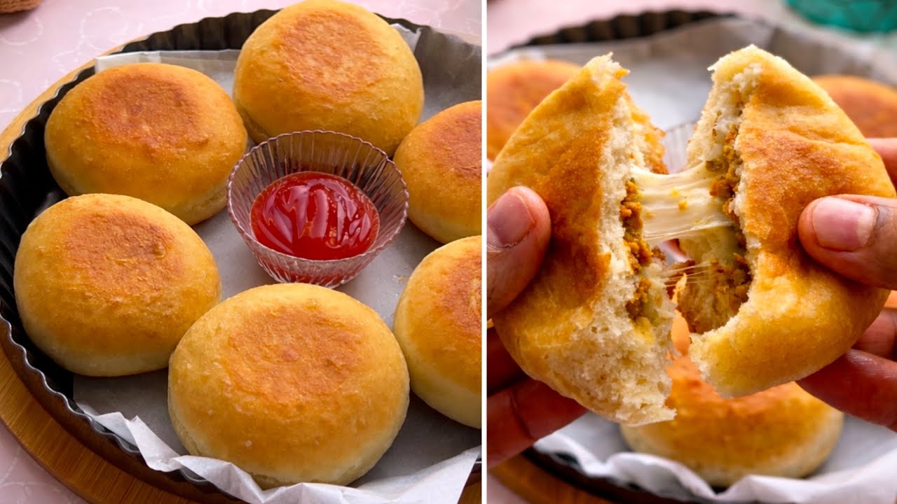 Ramadan Special Fried Chicken Buns Recipe | Chicken Stuffed Buns | Iftar Recipes