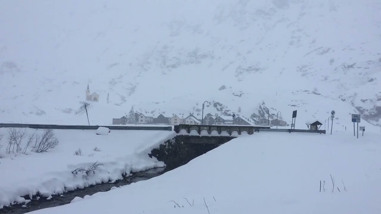 NEVE a Riale PAESAGGIO da CARTOLINA