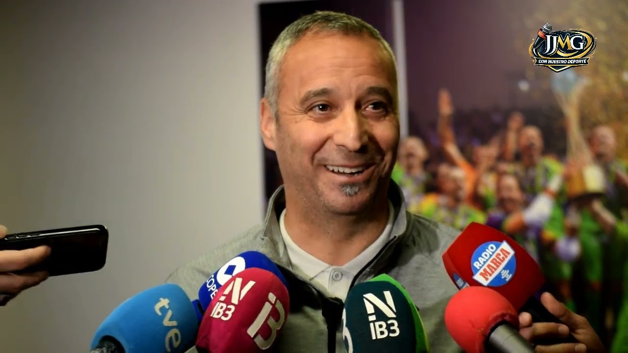Rueda de prensa de Antonio Vadillo entrenador del Illes Balears Palma Futsal