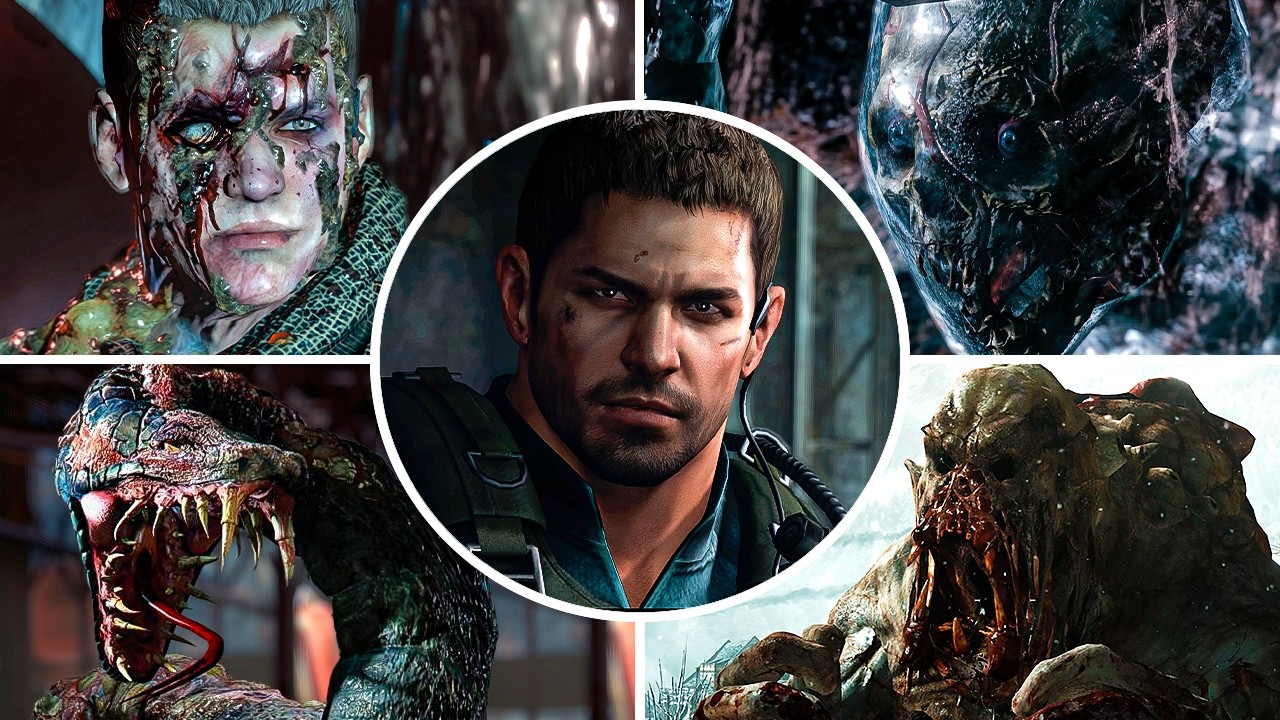 Resident Evil 6 – All Bosses (Chris Redfield Campaign) | 4K 60FPS No Commentary