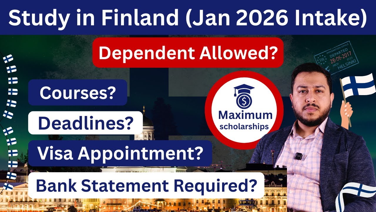 Complete Study in Finland Guide | January 2026 Intake | Dependents Allowed (Urdu / Hindi)