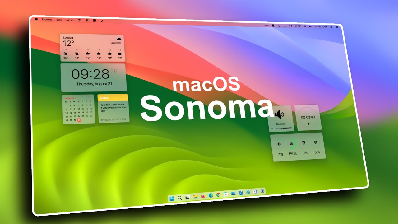 Сделайте Windows 11 похожей на macOS всего за 10 минут!