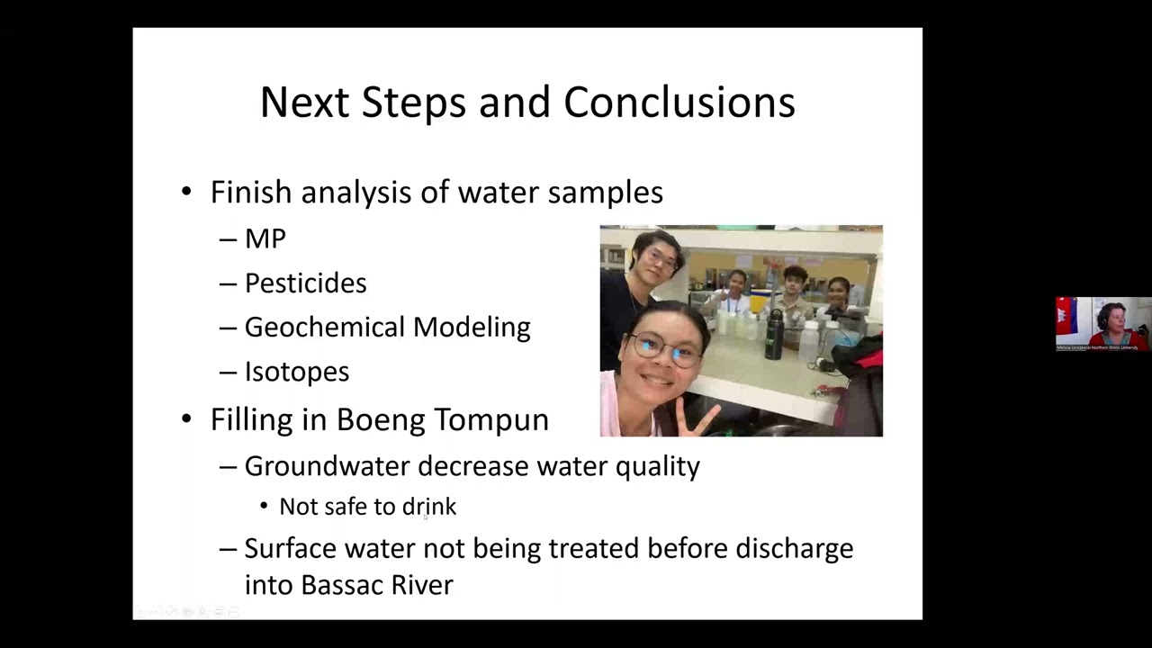 Emerging contaminants in groundwater in Cambodia and Thailand