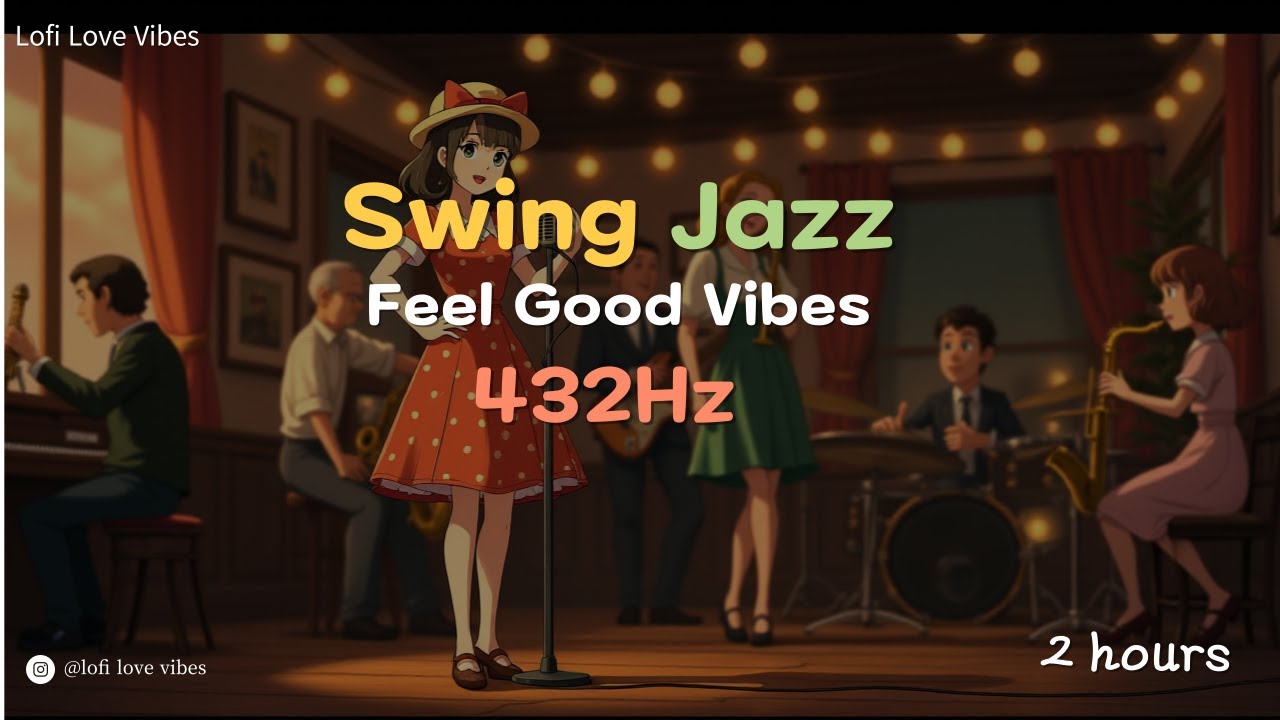 𝐏𝐥𝐚𝐲𝐥𝐢𝐬𝐭 Swing Jazz Music | Tuned to 432Hz | 37 Tracks for Joyful Moments and Good Vibes 🎶