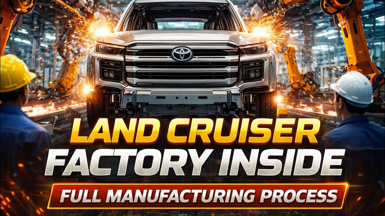 Land Cruiser Factory Inside | Toyota Land Cruiser Kaise Banti Hai | Full Manufacturing Process