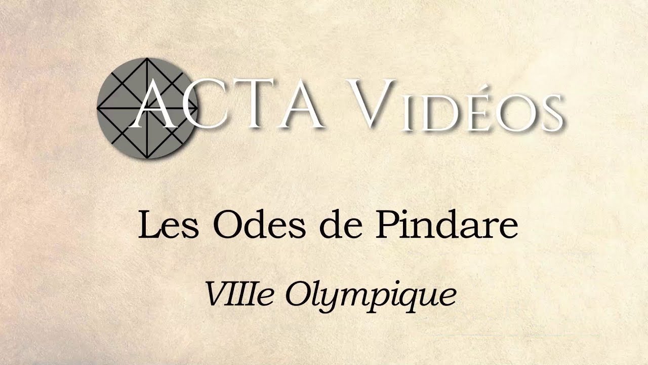 Les sports grecs dans l’œuvre de Pindare: VIIIe Olympique