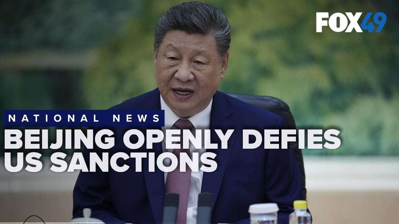 After Beijing openly defies US sanctions, Trump says China has 'been very respectful'