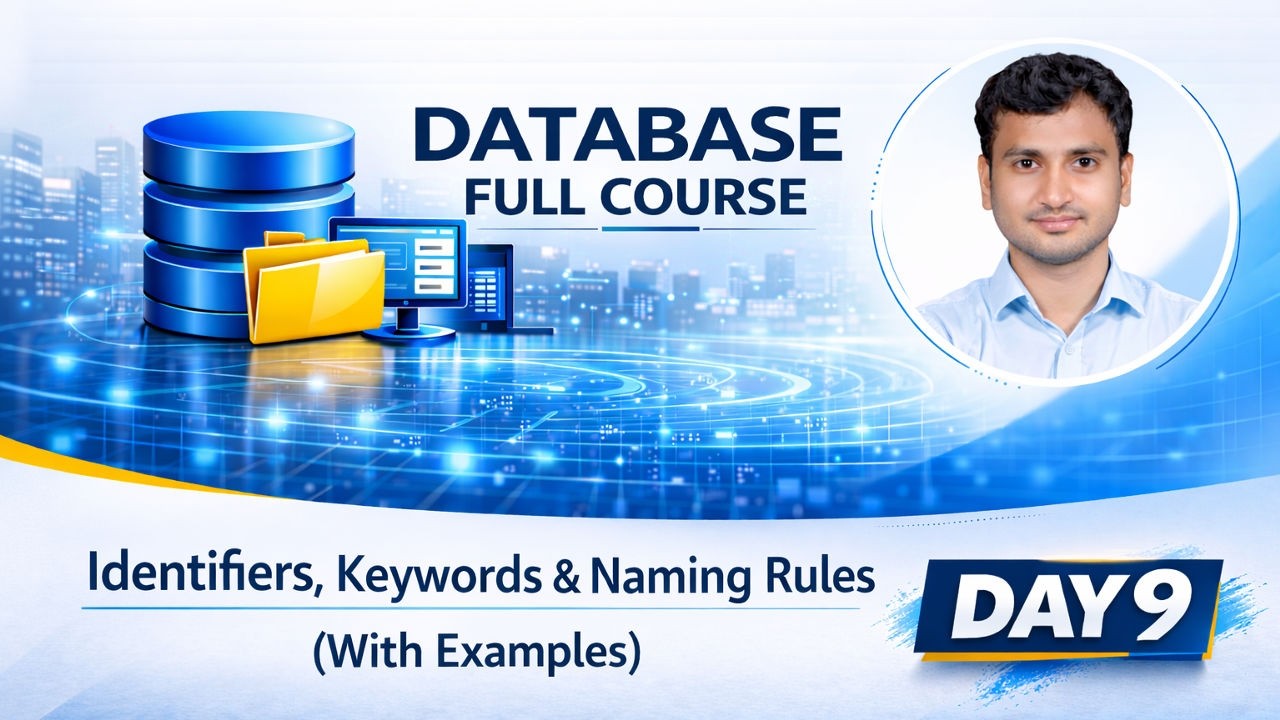 Learn SQL Basics: Identifiers, Keywords & Naming Rules (With Examples)