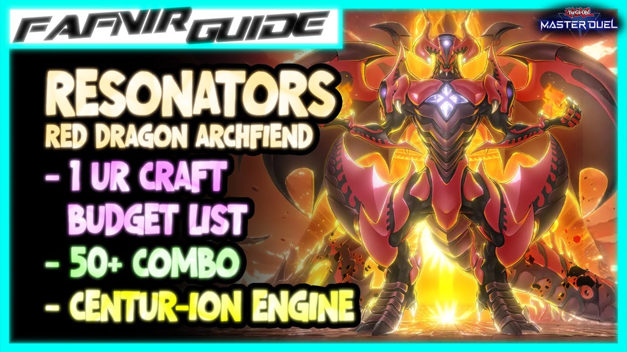 RED DRAGON ARCHFIEND - IN-DEPTH GUIDE ‼️ @GoodVibes  [Yu-Gi-Oh! Master Duel]