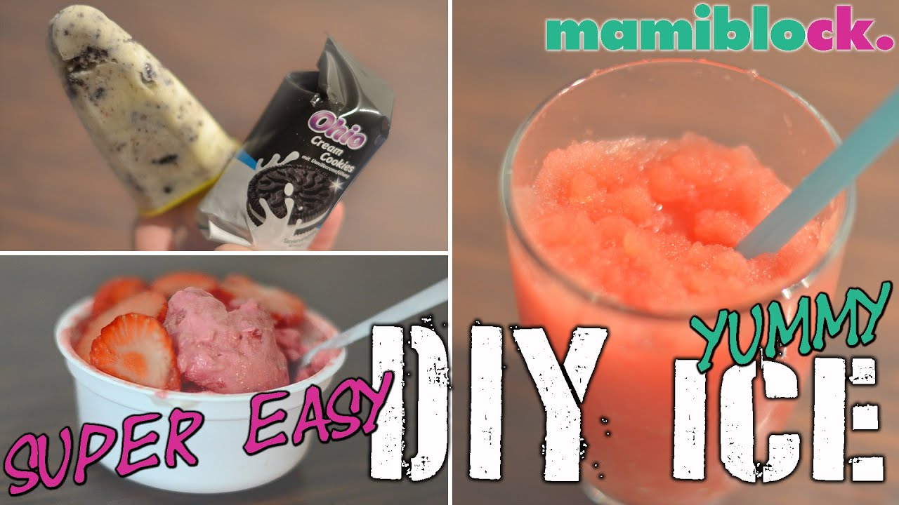 DIY Eis ohne Eismaschine | Slushy, Cookies & Cream, Frozen Yogurt | mamiblock – Der Mami Blog
