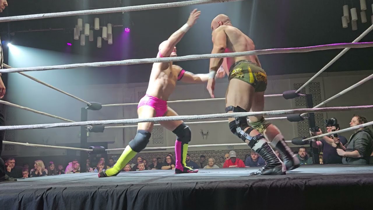 Sam Gradwell vs Martin Kirby - Grand Pro Wrestling - 28/01/24 - The Monaco Ballroom Hindley
