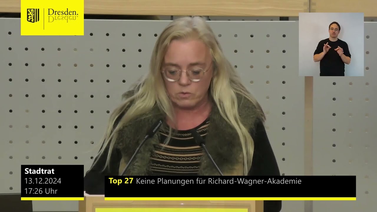 Susanne Dagen zu den Planungen der Richard-Wagner-Akademie