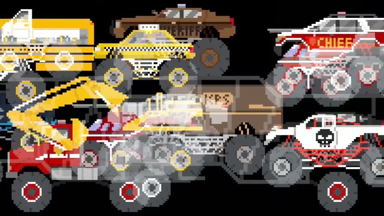Ulimate Monster Vehicles 1 2 3 4 5 6 And Emergency Vehicles